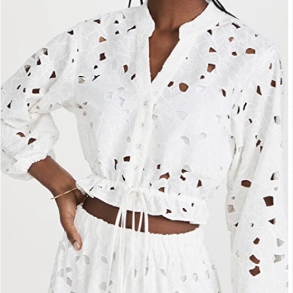 NWT Cara Cara Eyelet Top